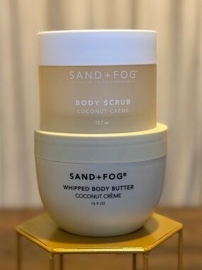 SAND+FOG Coconut Crème Body Scrub & Whipped Body Butter